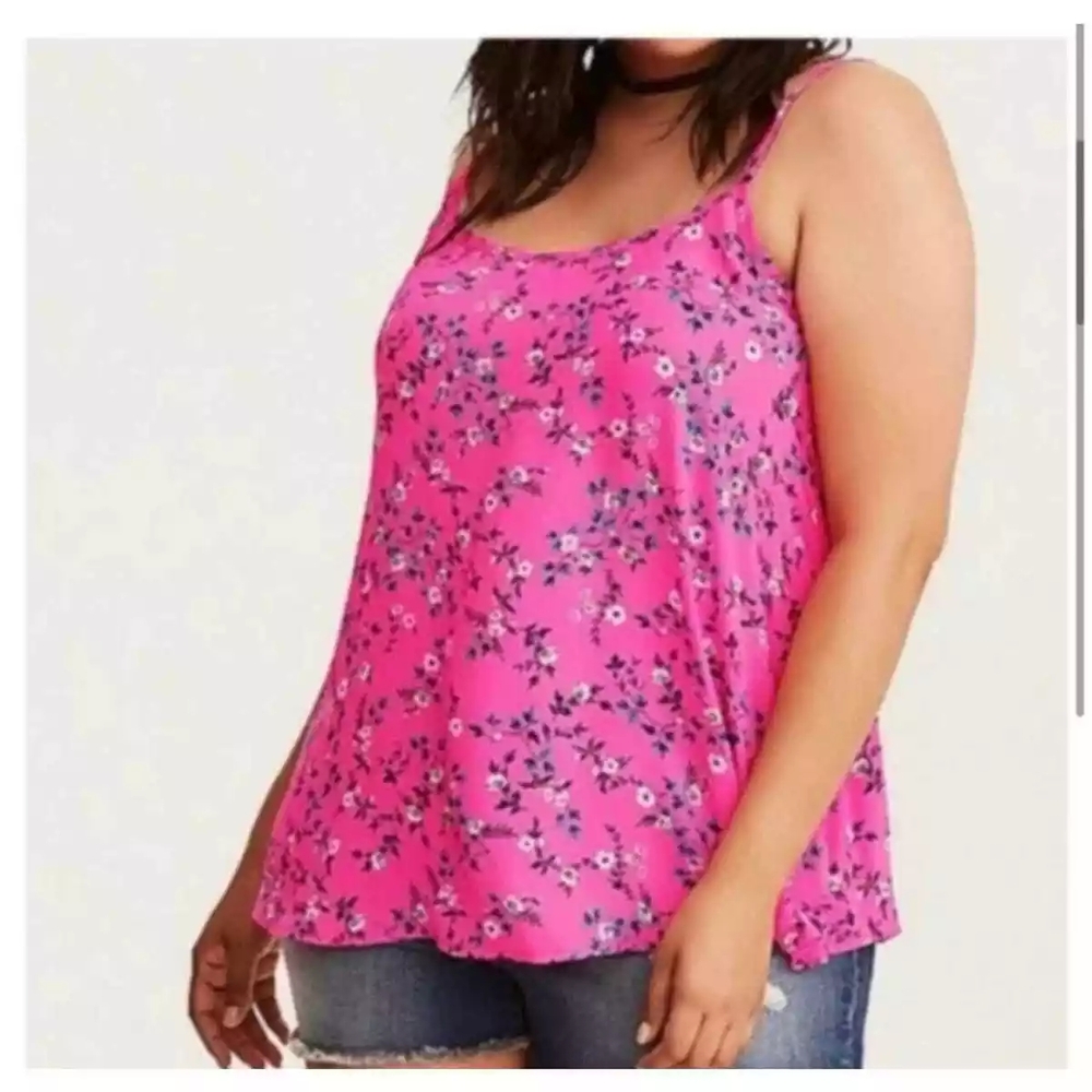 Torrid Pink Relaxed Camisole Tank Top